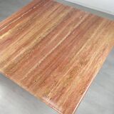 Travertine coffee table red design