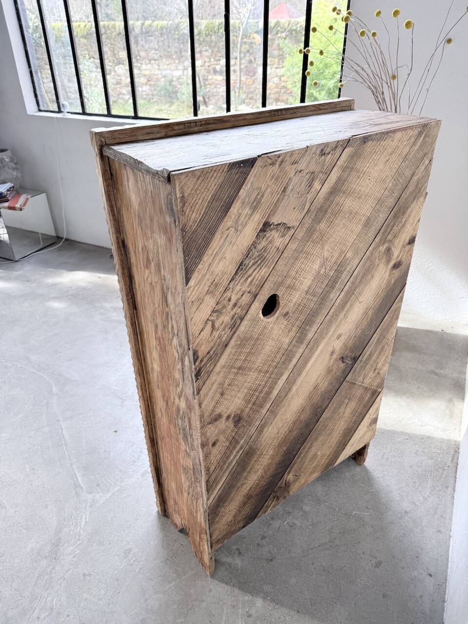 Small cabinet in folk art style