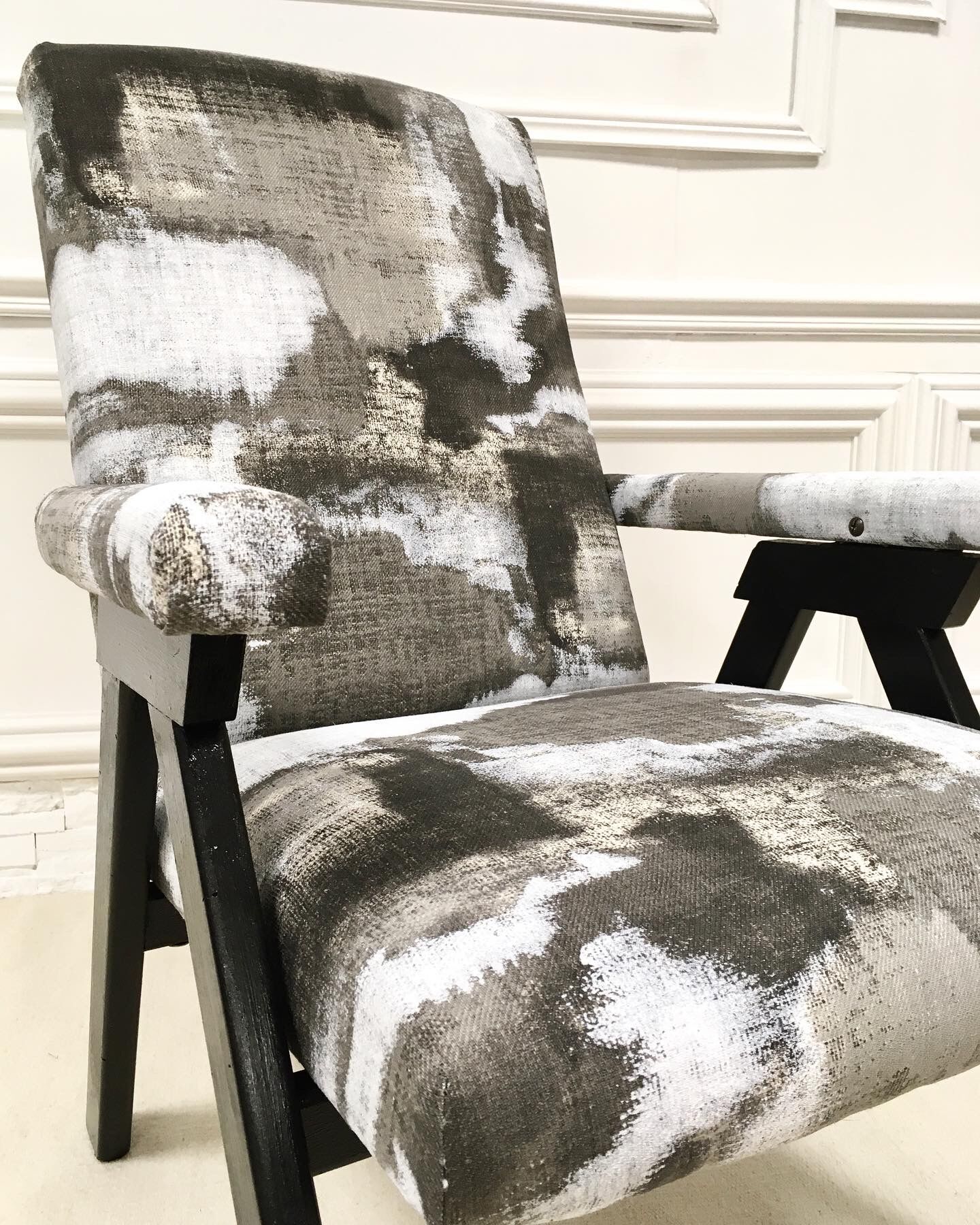 Restored Scandinavian armchair