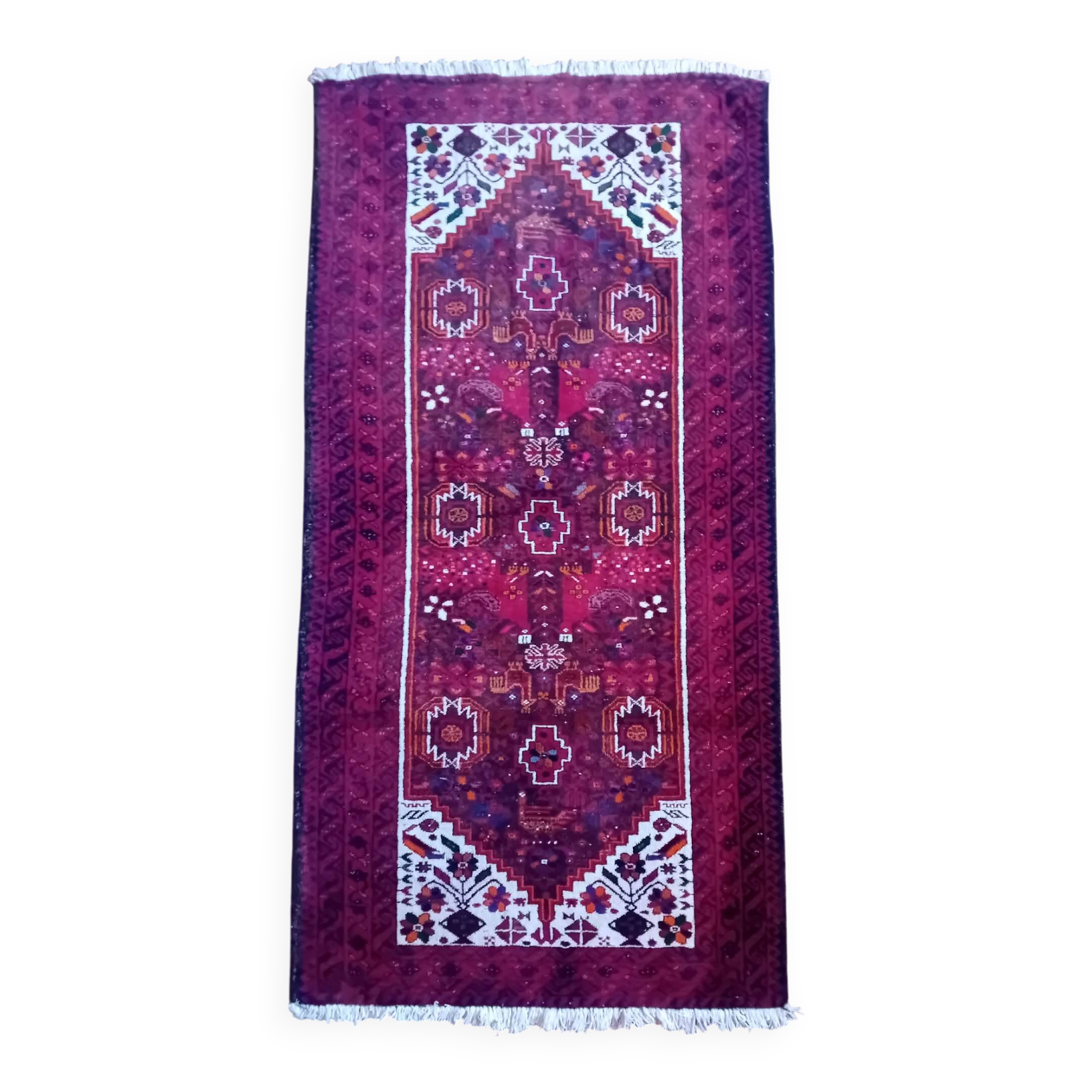Handmade Belouch Persian rug 200x100cm