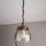 Art Deco Acorn Hanging Light Fixture, Antique Chandelier