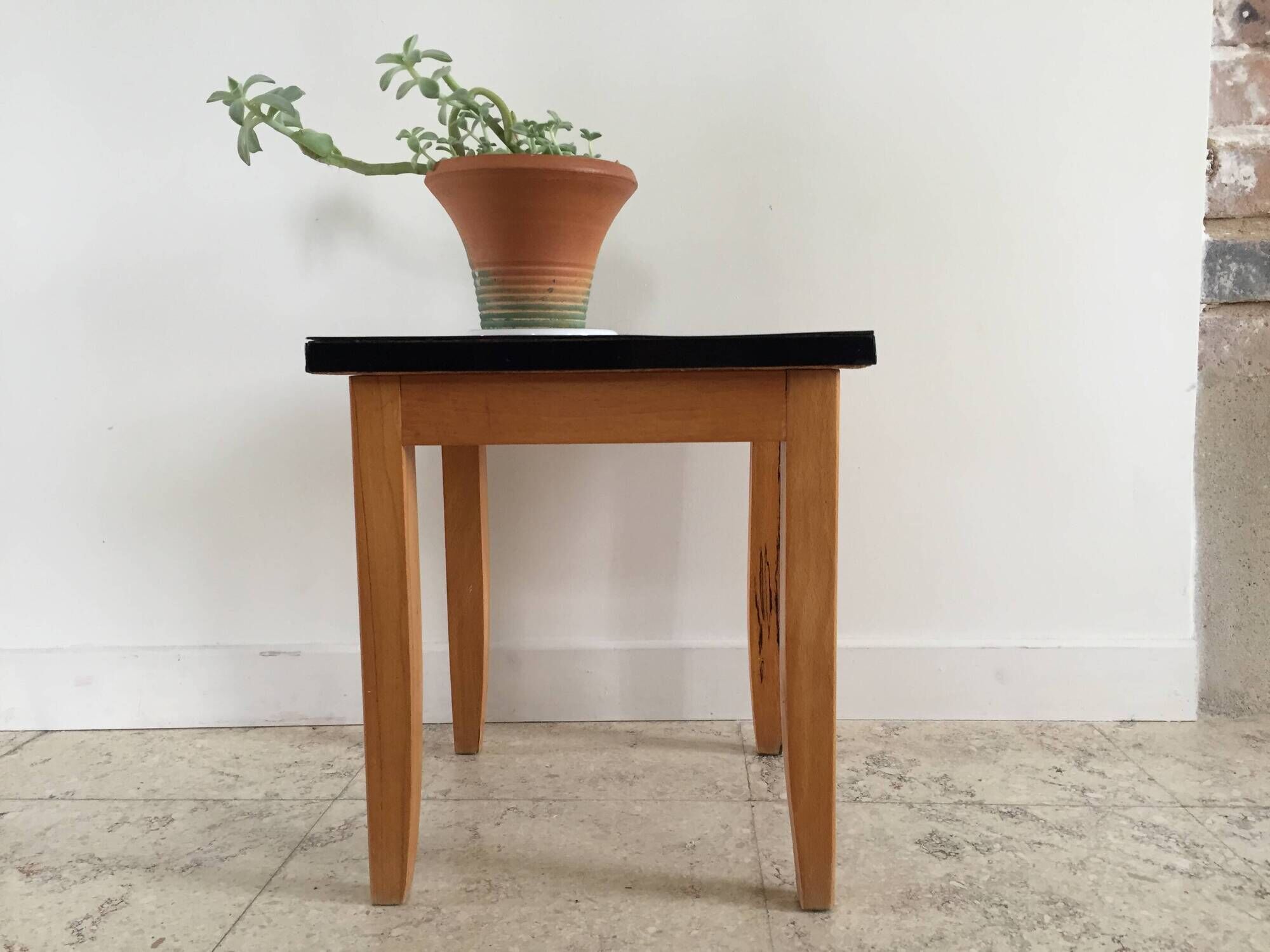Vintage Formica Coffee Table Stool
