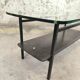 Vintage modernist glass coffee table