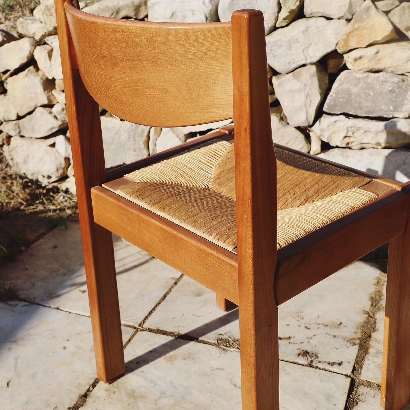 Paire de chaises maison Regain en orme