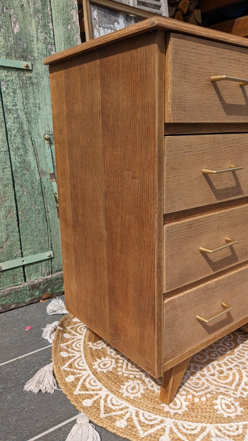 Commode pieds compas vintage