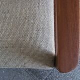 Fauteuil lounge en teck par Sven Ellekaer pour Komfort, Danemark, années 1960