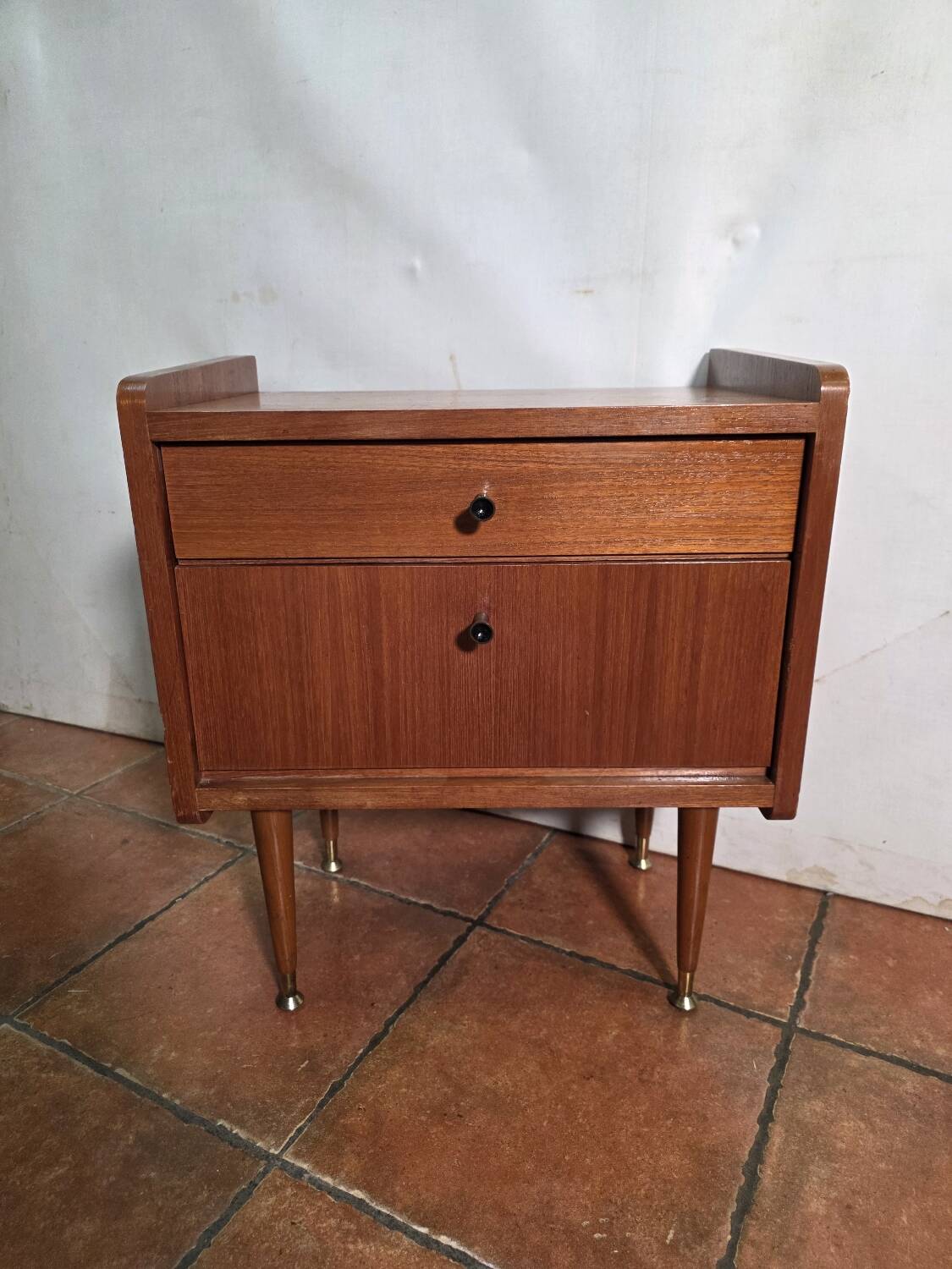 Scandinavian bedside tables by MDK design from the 1960s.