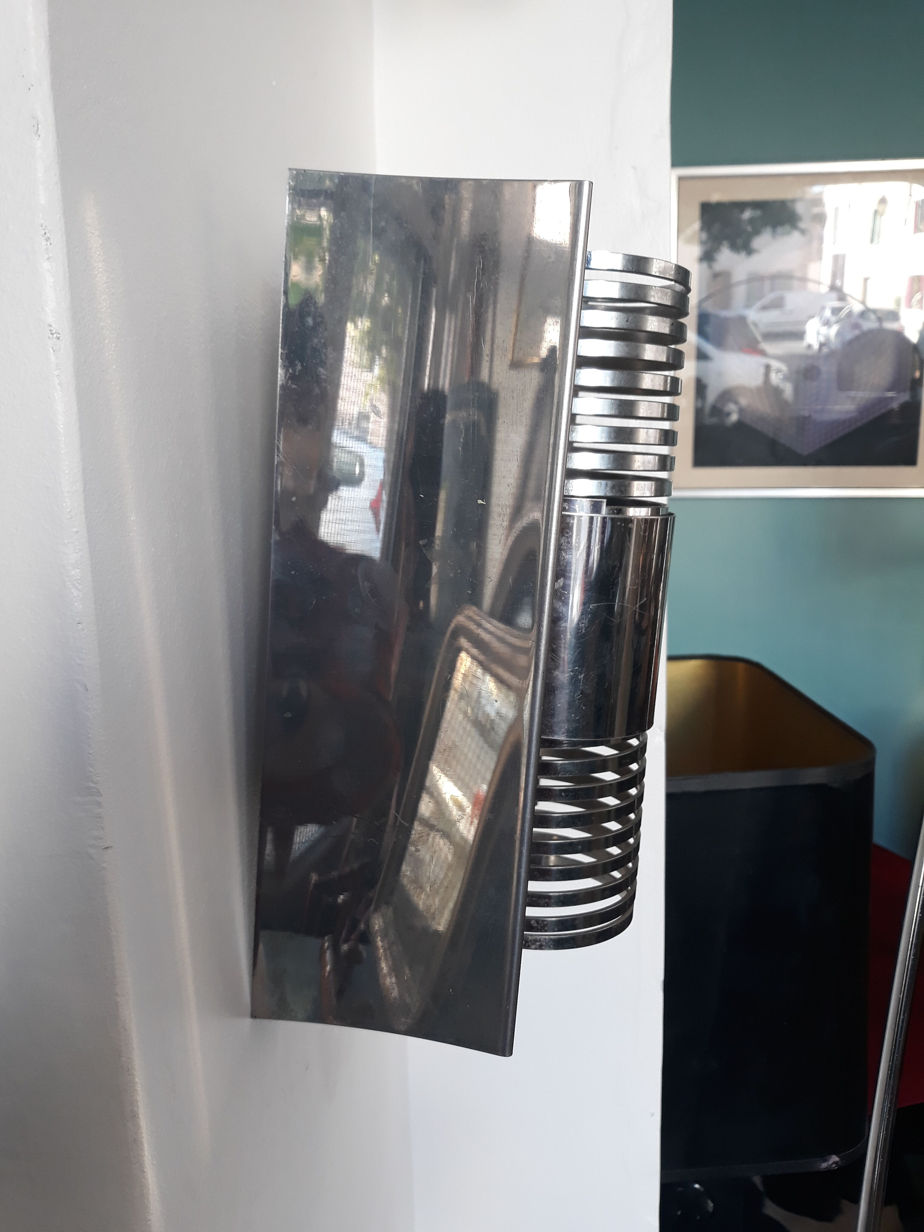 Large spring Wall lamp years 70