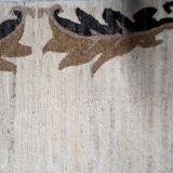 Vintage Tibetan Art Deco Khaden rug 92cm x 206cm 1960s