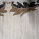 Tapis Khaden Art Déco tibétain vintage 92 cm x 206 cm années 1960