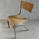 Wooden and metal chair by James Leonard, 1950s