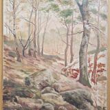 Nature painting table