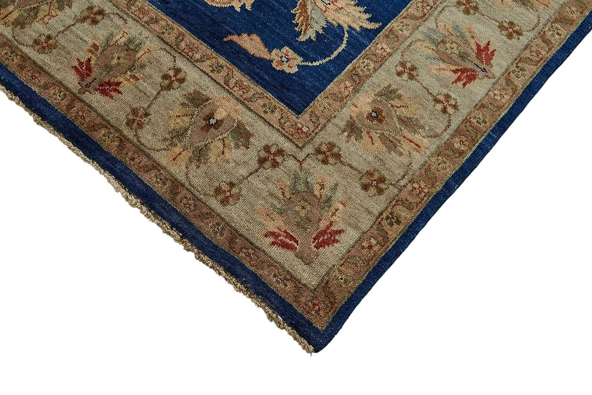 Turkish Handknotted Wool Oushak Rug 166 cm x 230 cm