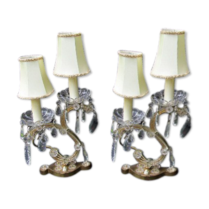 Paire de lampes de chevet