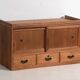 Old low cabinet with sliding doors – Taishō / Showa period (c. 1920-1970) #12