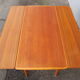 Scandinavian teak coffee table that can be upgraded to a dining table