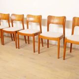 6 x dining chair | John Mortensen | Niels Koefoed | Model Ole | Teak