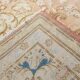 Tapis persan vintage en laine noué main, style classique, motif floral, 300x368.