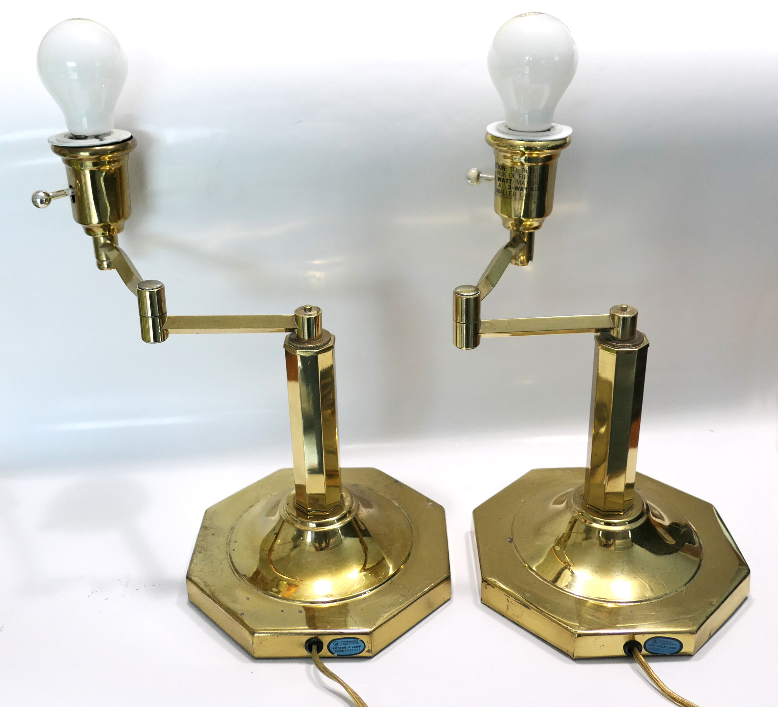 Pair of Hollywood Regency USA 1980's