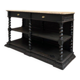 Console from the 19th century in oak.