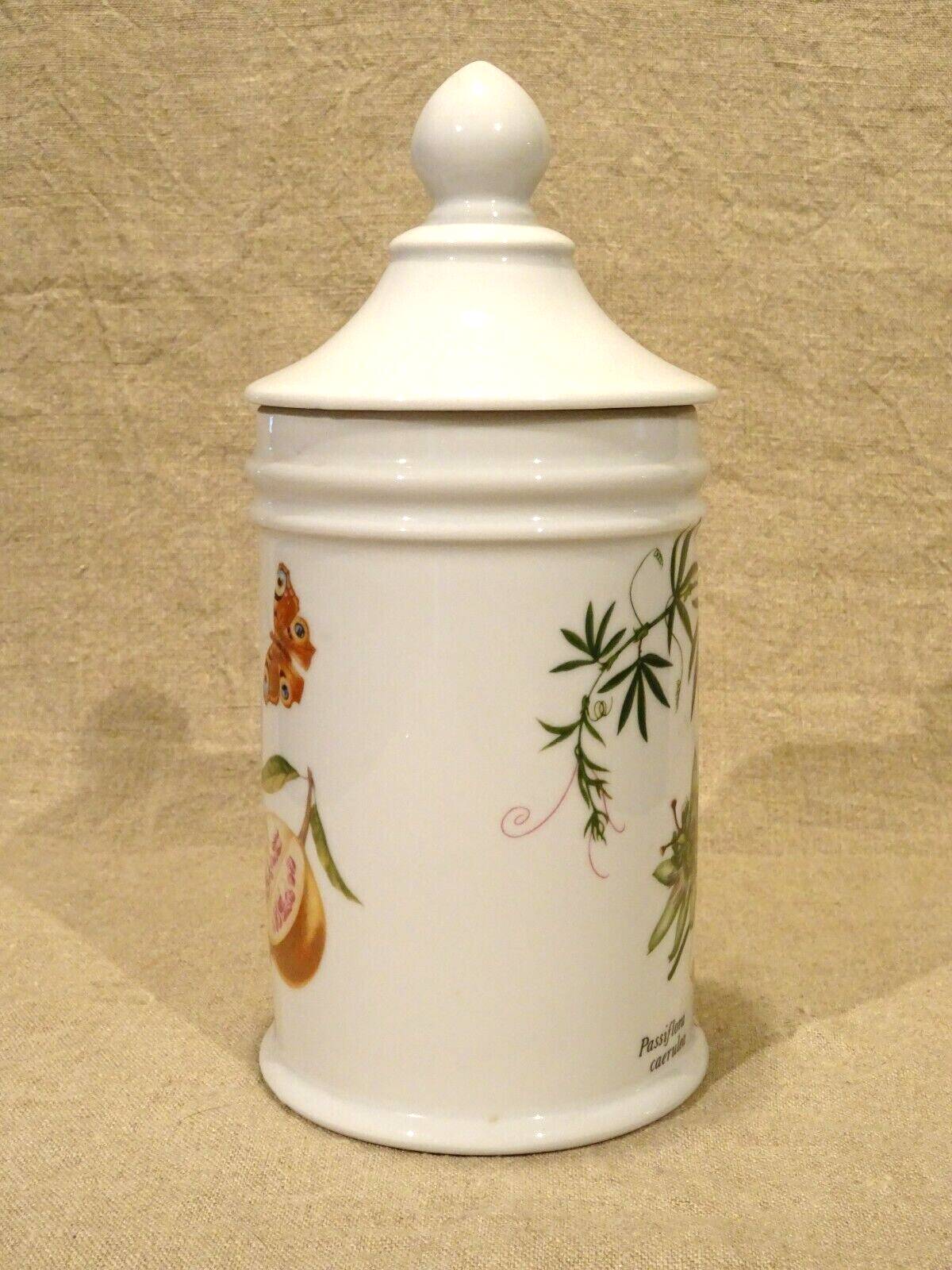 Porcelain medicine jar creations Deshoulieres Passiflora Punica granatum