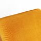 Scandinavian-designed chair in solid beech and mustard velvet