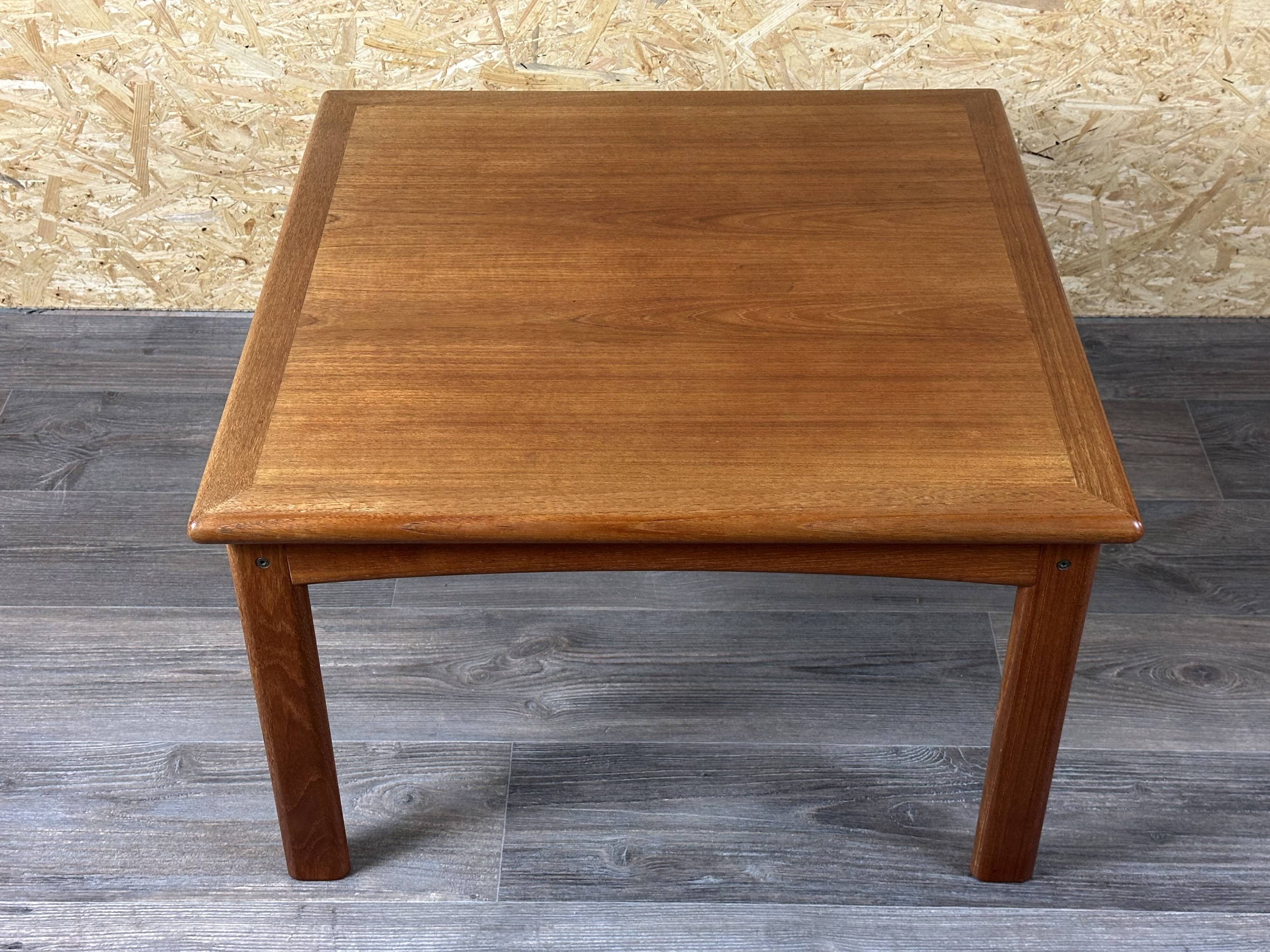 1960s/70s teak coffee table and side table by Glostrup Møbelfabrik Denmark