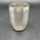 White metal (silverware) cup in its original box