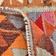 3x12 Handmade Vintage Kilim Runner Rug, 102x362Cm