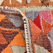 Tapis coureur vintage kilim fait à la main 3x12, 102x362 cm