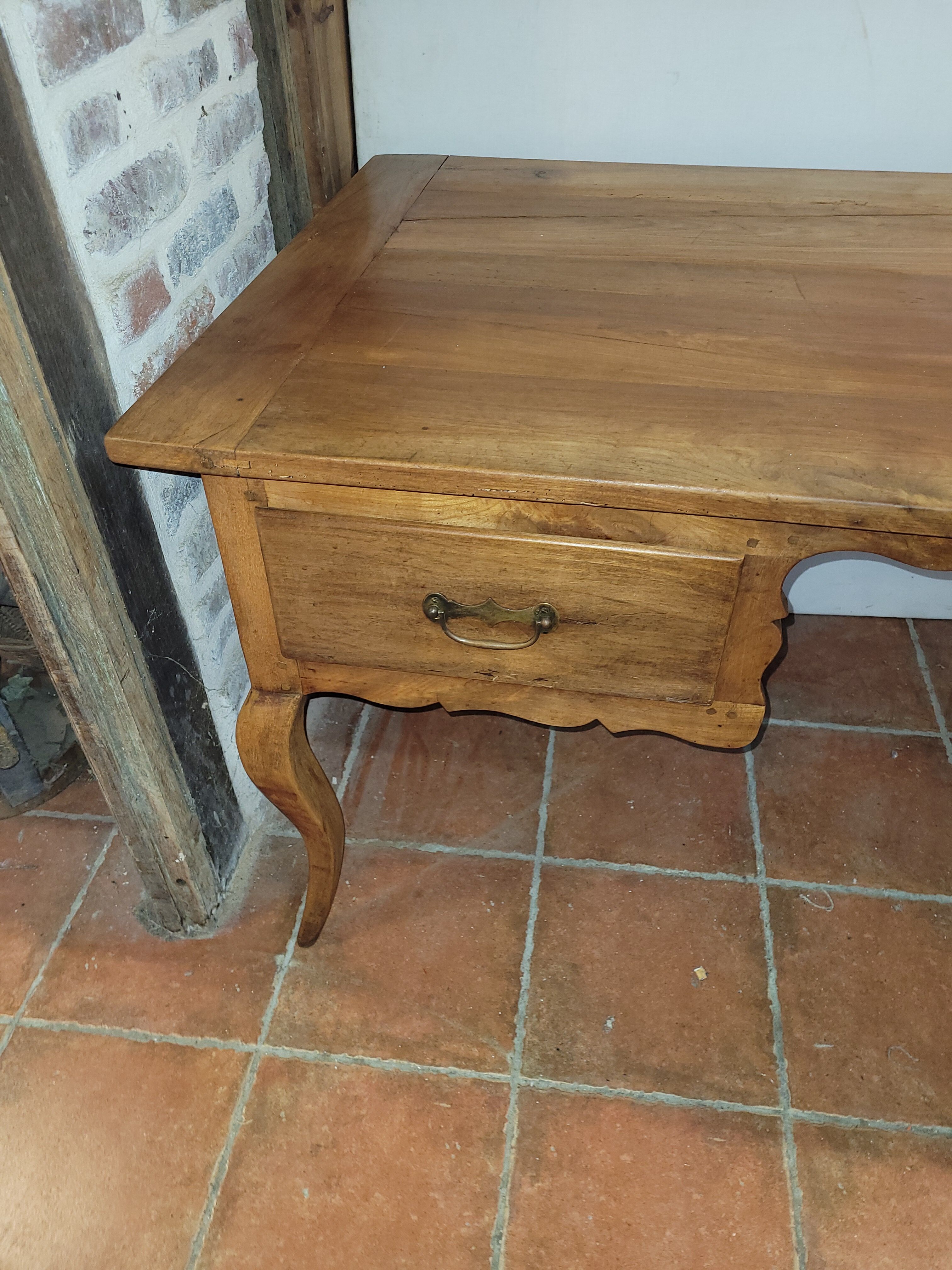 Office louis XV Norman style in cherry tree