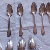 Cutlery in silvered metal, goldsmith Mondial