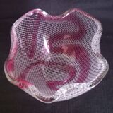 A. D. Copier, Leerdam, Netherlands - Glass vase filigree patterns