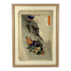 XIXth century Japanese print depicting two samurai by Ogata Gekko