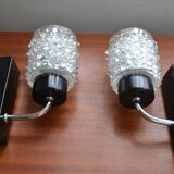 Pair of wall lamps Raak zonnewende rain of light