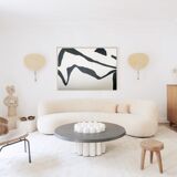 Large contemporary abstract canvas