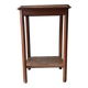 Art Deco bedside table in solid wood