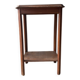 Art Deco bedside table in solid wood