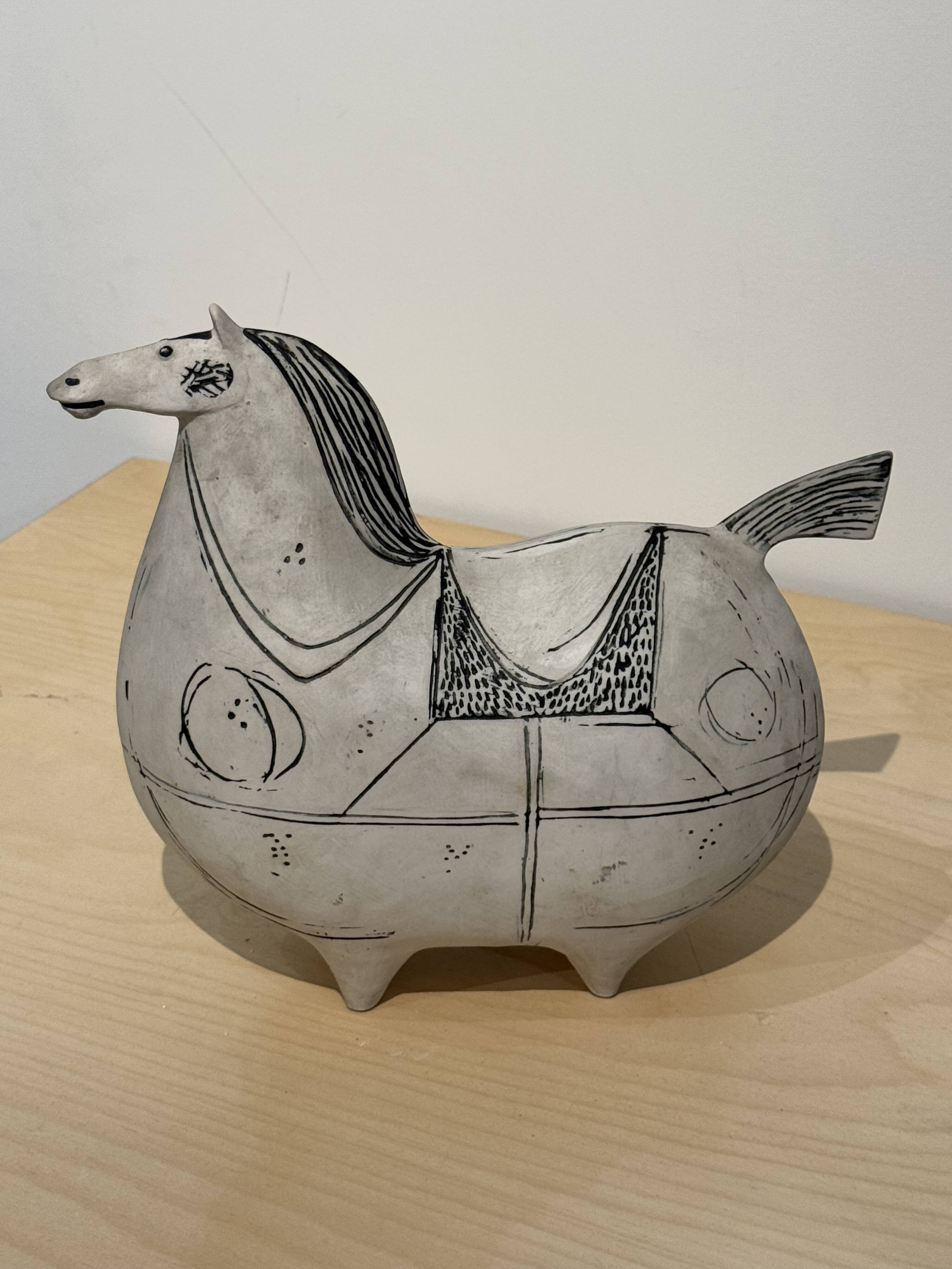 Great horse by Stig Lindberg, gustavberg studio 1952-1972
