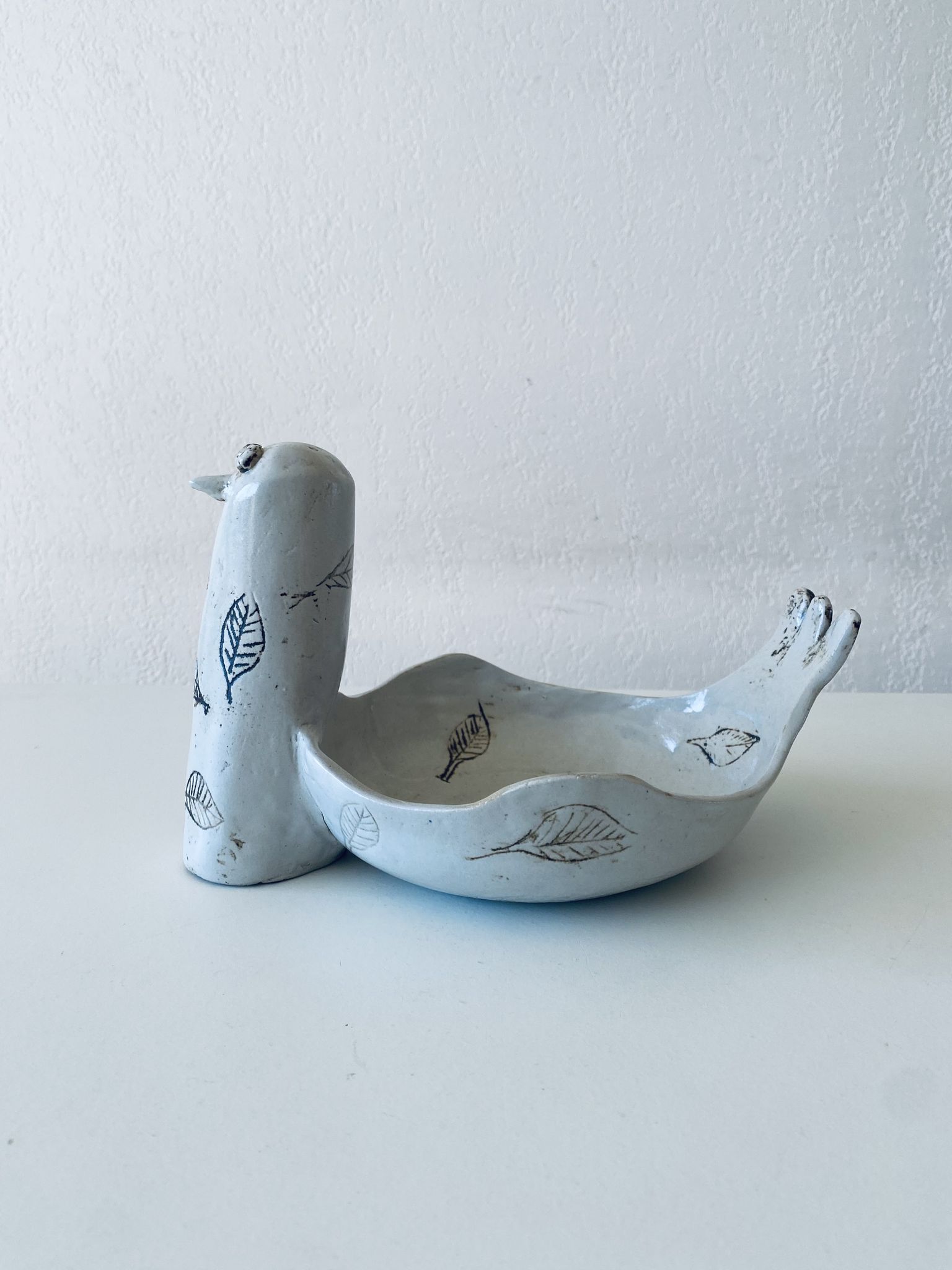 Vide poche ou coupelle en céramique oiseau