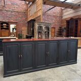 Large patinated workshop furniture