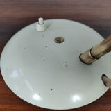 Brass and metal-laying lamp