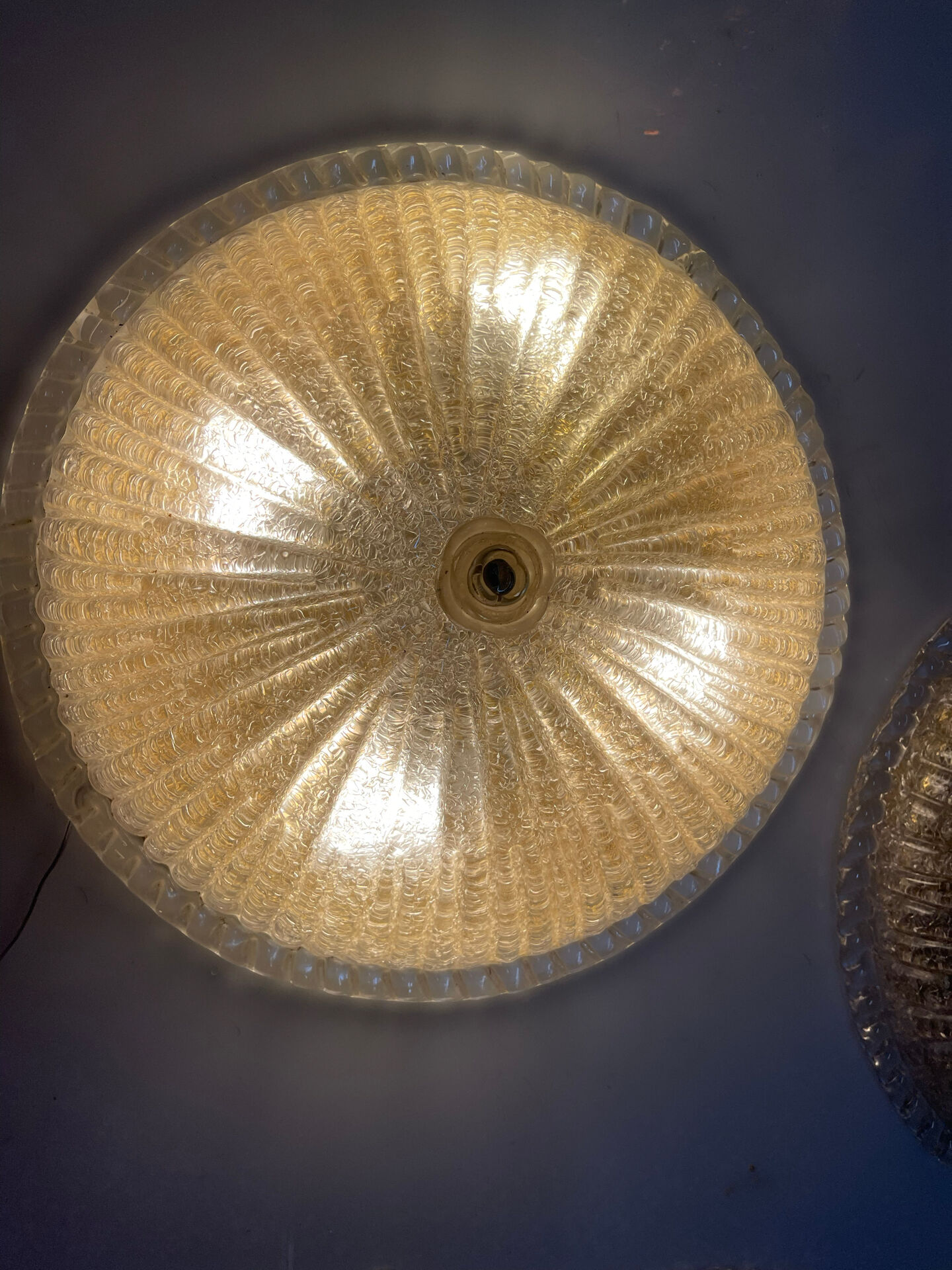 Appliques en verre de Murano, ensemble de 2