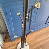 Vintage black and gold coat rack