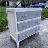 Vintage 50s patinated chest of drawers