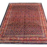 Hand made oriental wool area traditional red purple carpet- 275x325cm