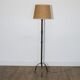Hammered iron floor lamp in the style of Marolles