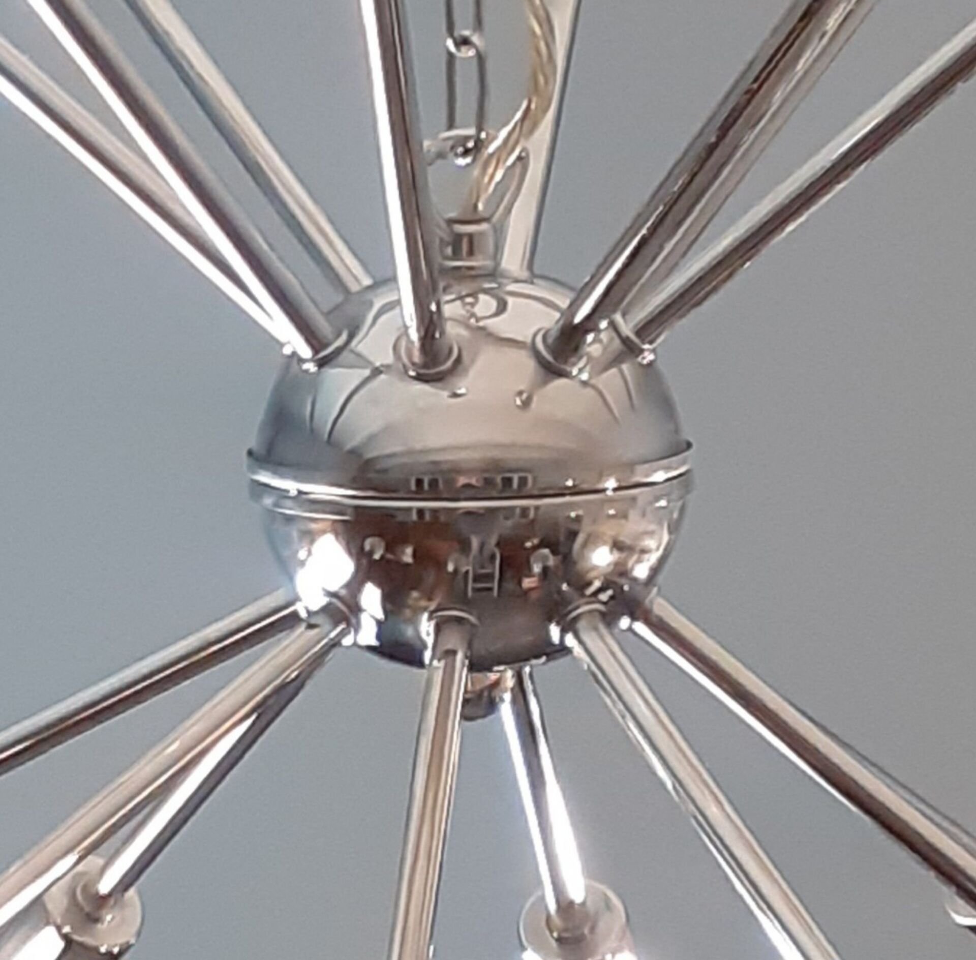 Suspension Spoutnik Vintage tchèque 1970s