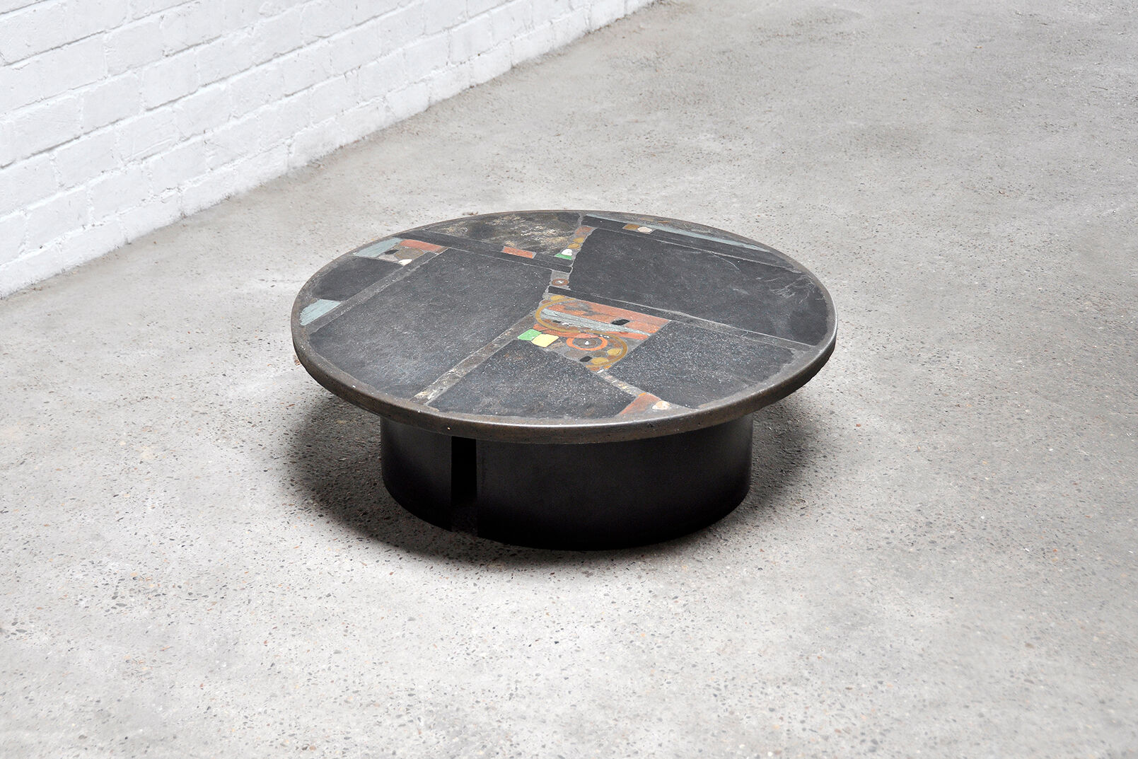 Brutalist Natural Stone Coffee Table by Paul Kingma, 1980