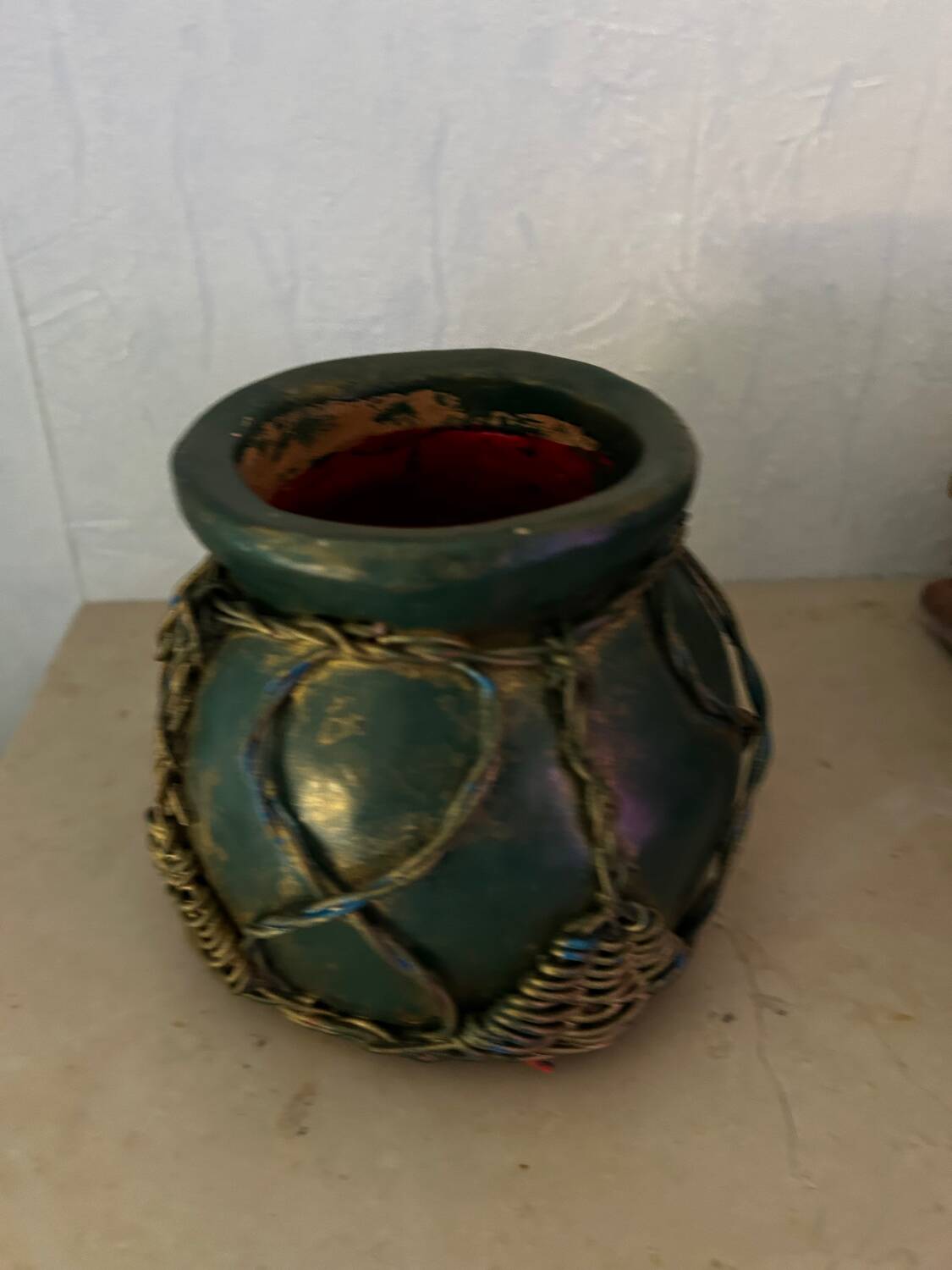 Handcrafted ceramic vase